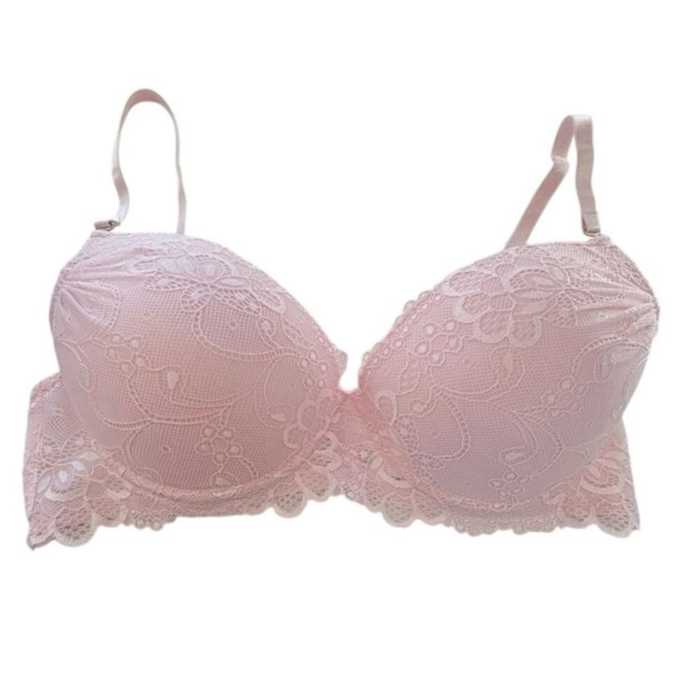 New Jessica Simpson Light Pink Lace Bra 36C